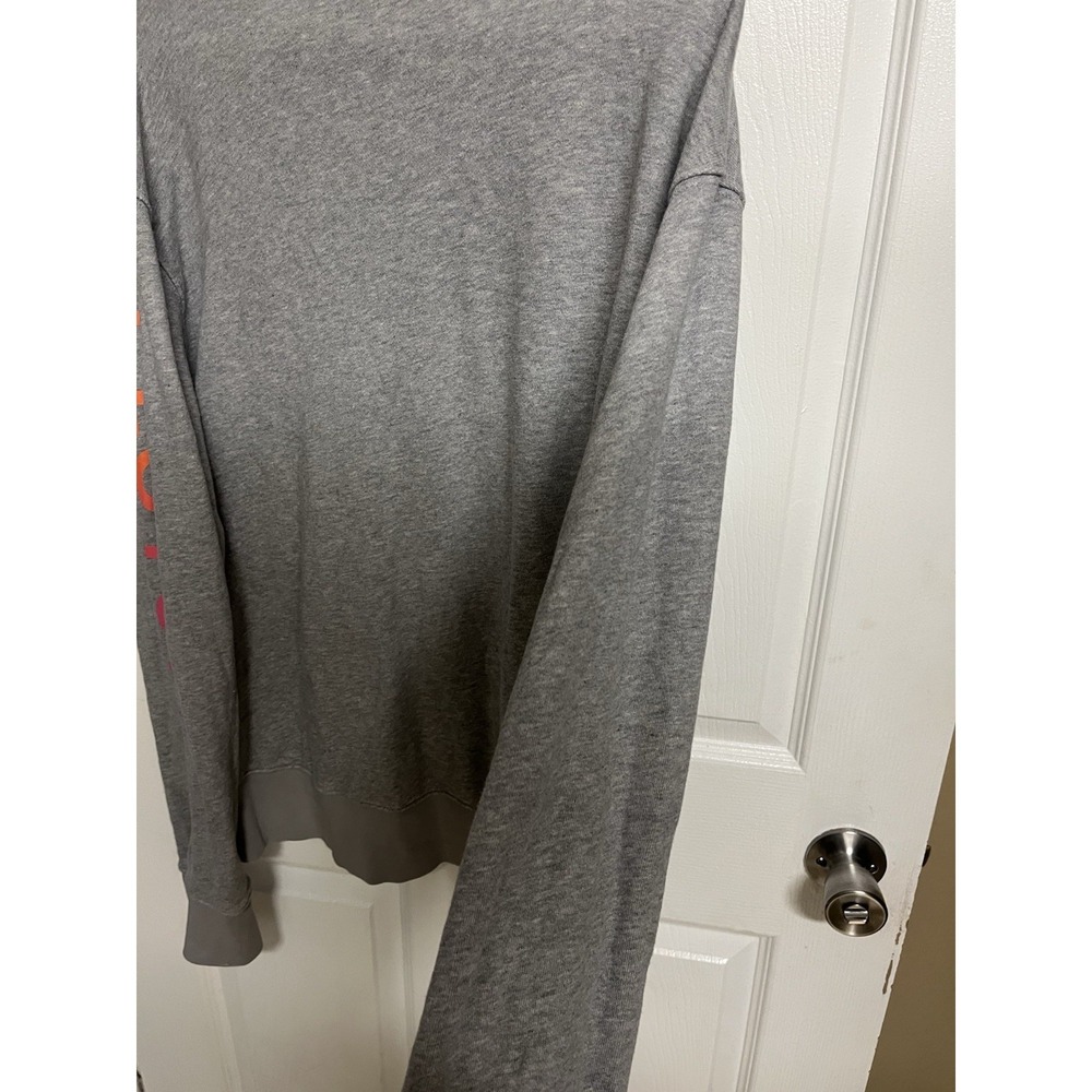 adidas Peloton Gray Graphic Jersey Sweatshirt Crew Neck M Men's - Picture 5 of 5